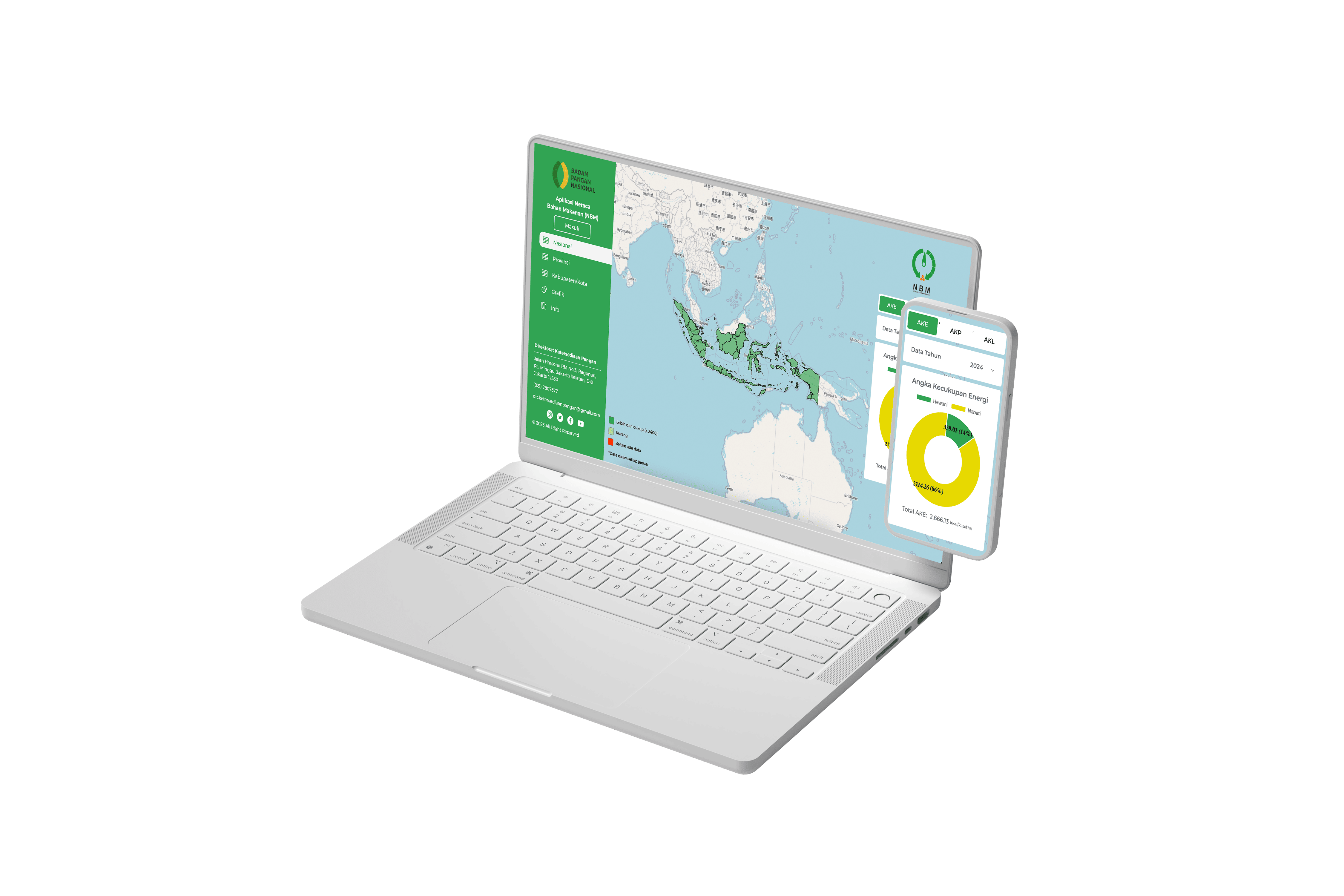 Mockup project BPN - Integrasi Data Pertanahan Nasional