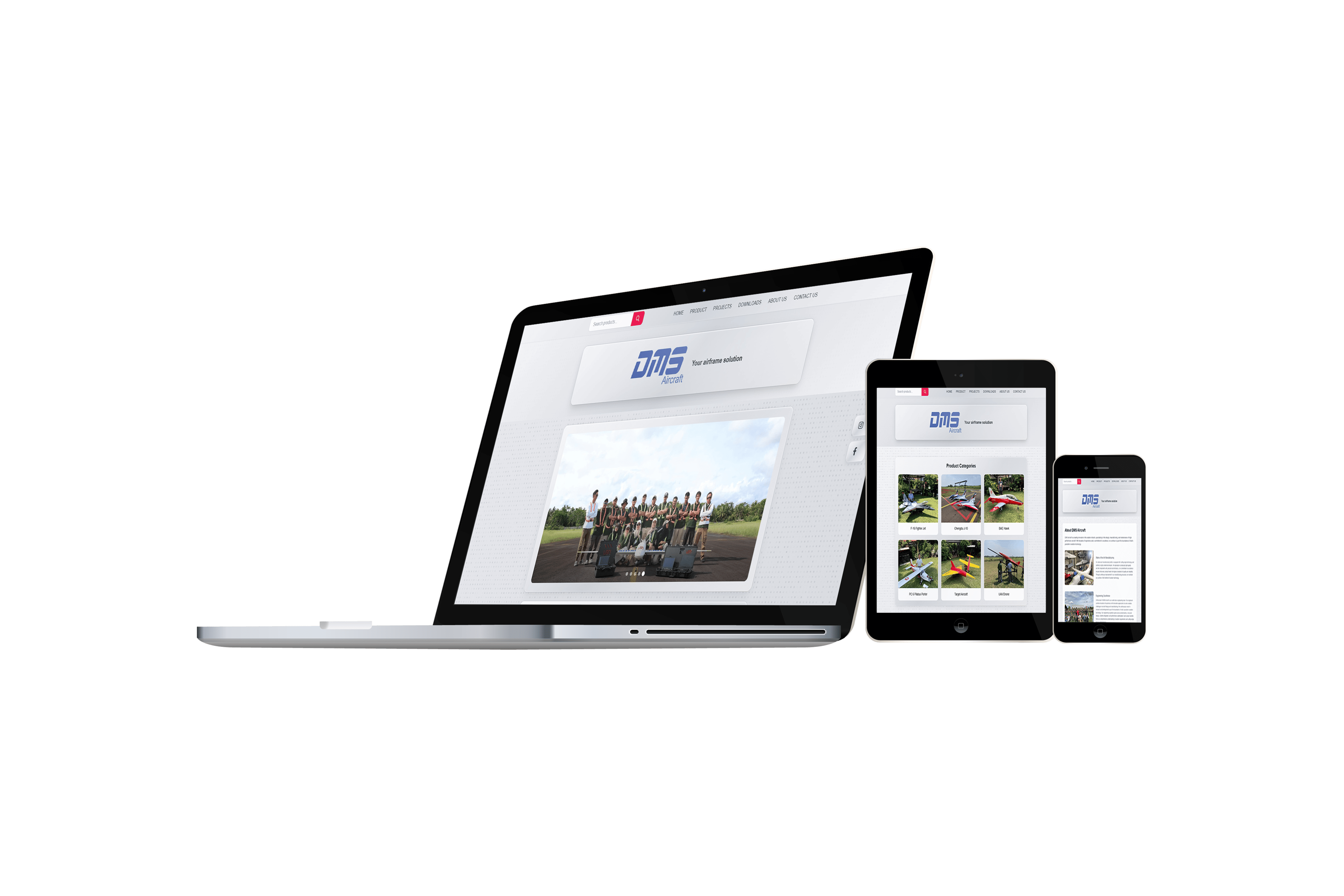 Mockup project DMS - Optimalisasi Manajemen Dealer